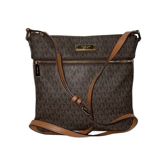 Michael Kors Bedford Flat Crossbody Bag - Picture 1 of 15